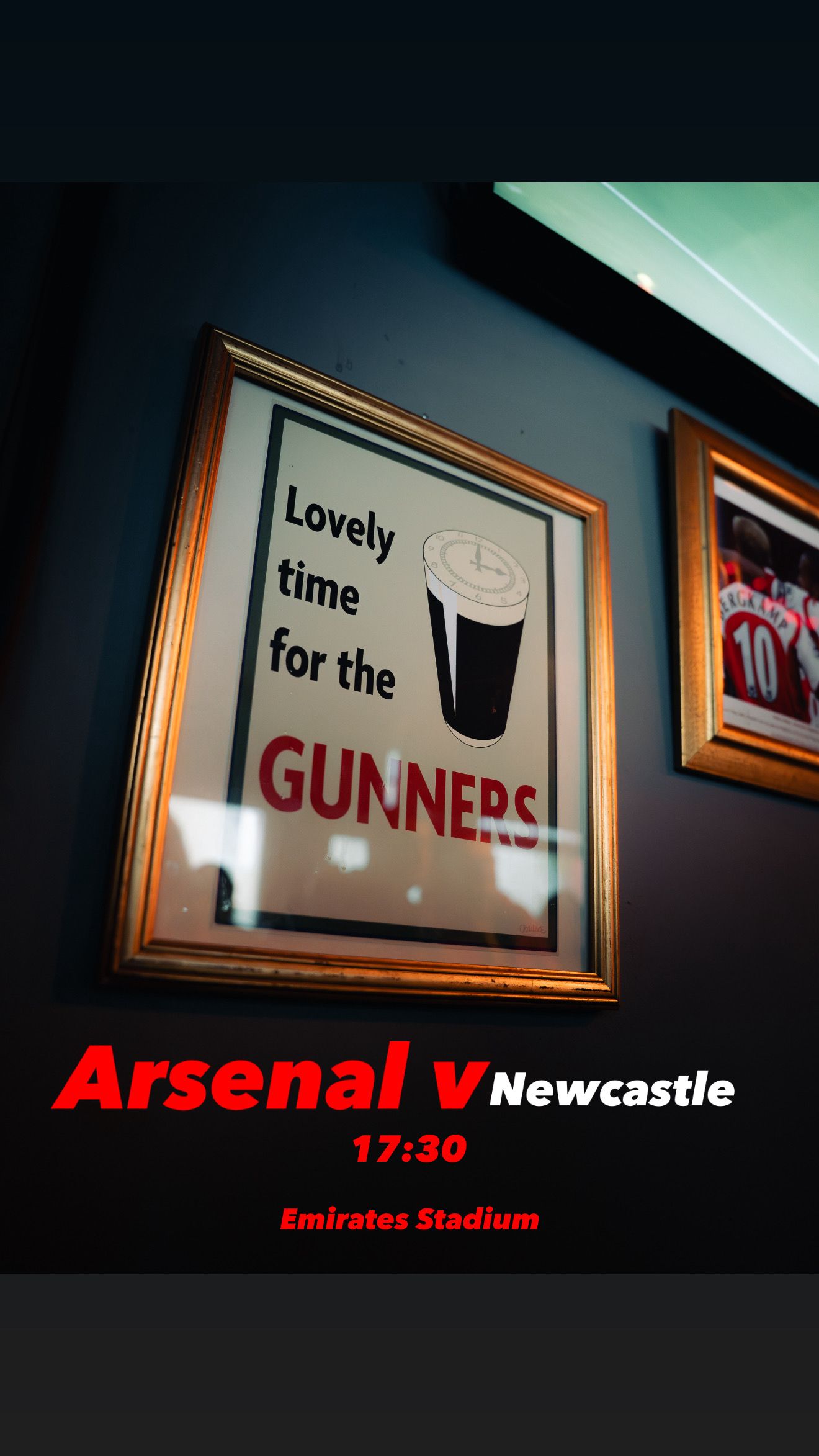 Arsenal v Newcastle Screening